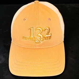 Kentucky Derby 132 Hat Cap Tan Fitted Stretch The Game OS